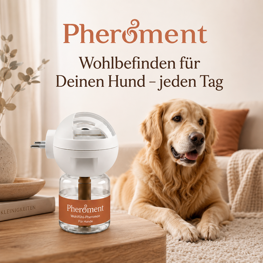 Der medikamentenfreie Pheroment-Diffusor für entspannte Hunde